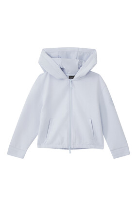 Zip-Up Cotton Hoodie